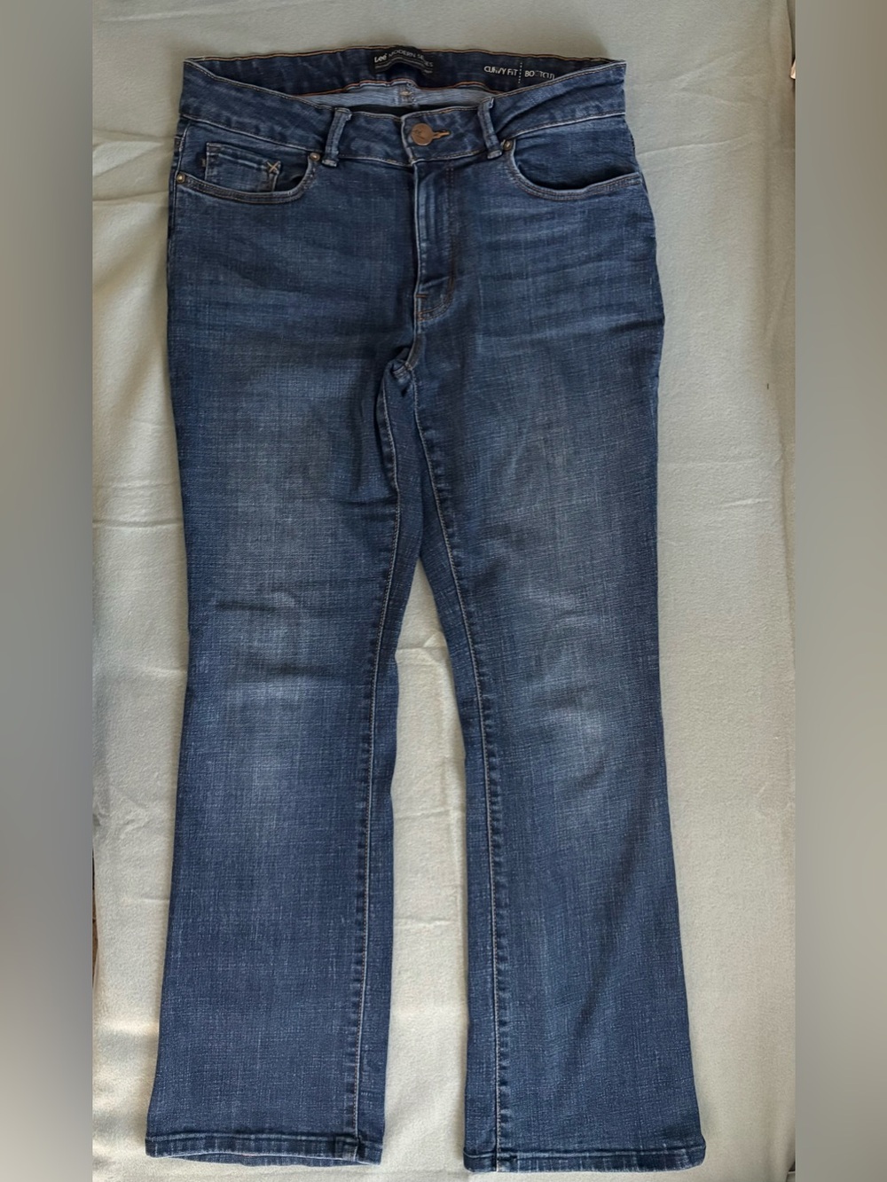 Lee Women's Boot Cut Jeans in Dark Blue Wash